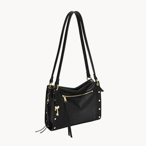 Fossil Allie Studded Leather Satchel